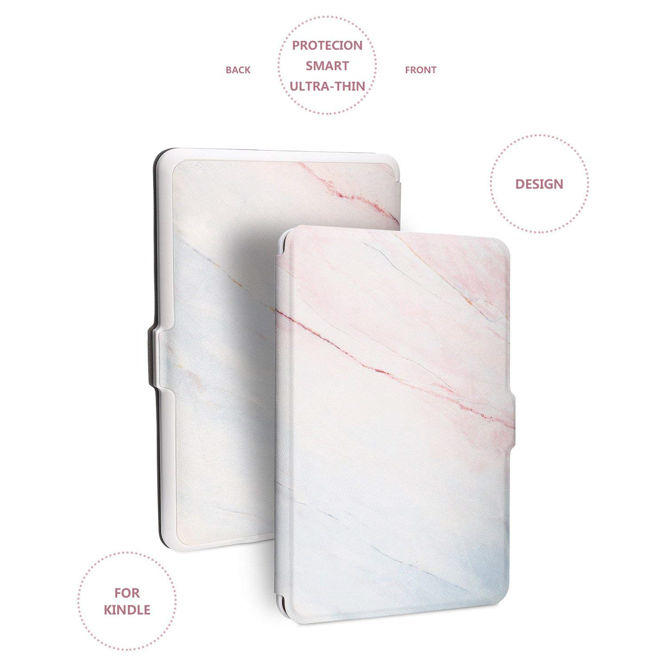 Leminimo Slim Fit Smart Marble Case for Kindle Paperwhite