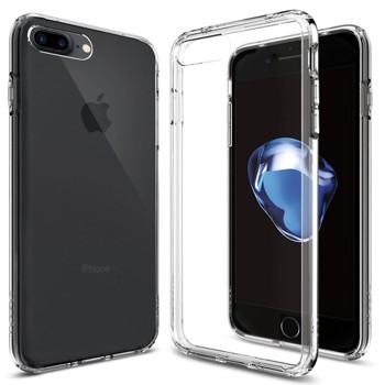 Spigen Ultra Hybrid iPhone 7 Plus Case with Air Cushion Technology and Hybrid Drop Protection for iPhone 7 Plus 2016 - Crystal Clear