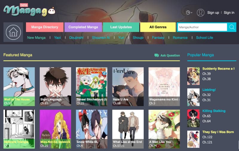 best place to read manga online for free